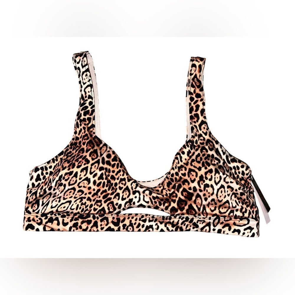 Victoria's Secret Leopard Print Bikini Top